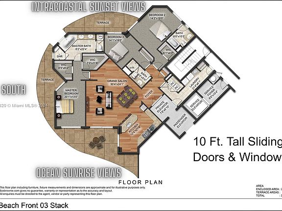 3rd image of 4600 N Ocean Dr #Penthouse 1903