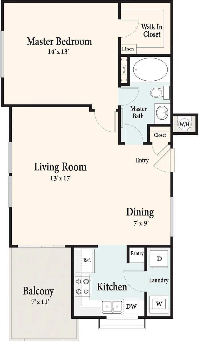 Floor plan The Alderbrook