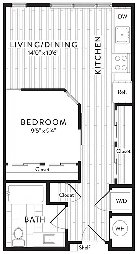 Floor plan S2 - Studio