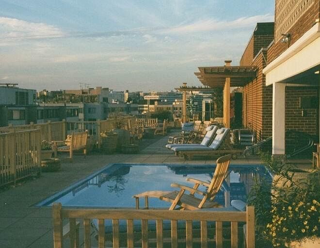 Rooftop pool
