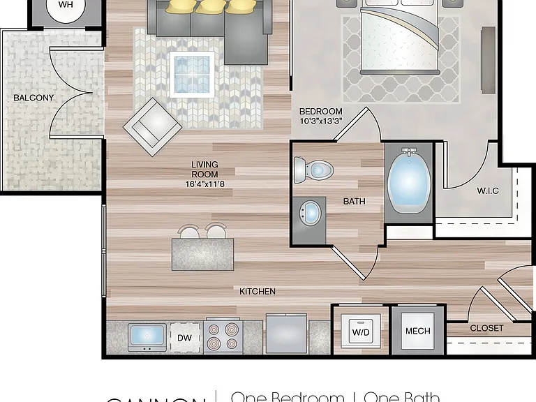 Cannon (Balcony in select units) Cannon (Balcony in select units)