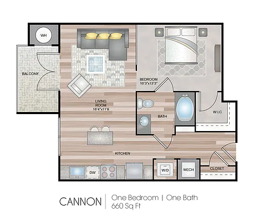 Floor plan Cannon