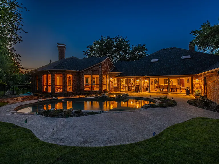 Private Resort-Style Pool Oasis with Massive Fenced-In Green Lawn