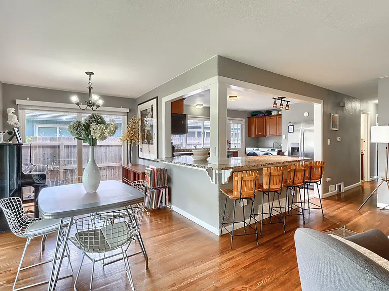 View of Kitchen & Dining Area