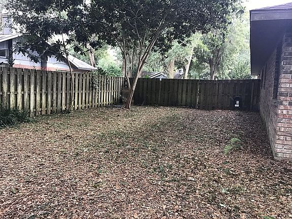 North side of house