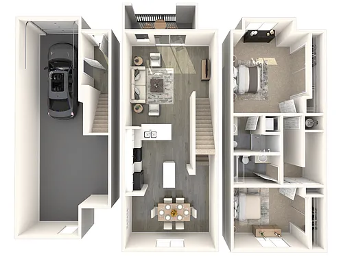 Floor plan B2 Renovated