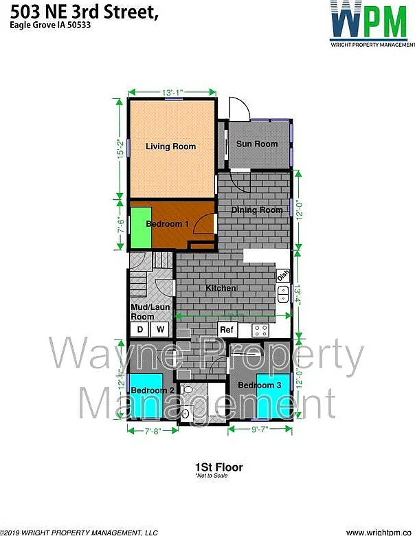 3 bed, 1.0 bath, 1138 sqft, $1,200 — Photo 2