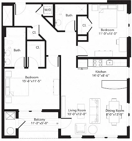 Floor plan B7