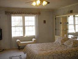 Spacious master bedroom