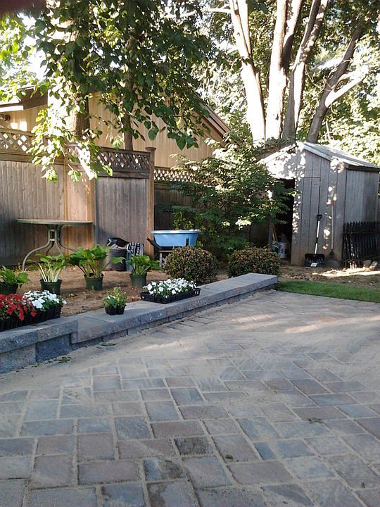 new patio & walkways
