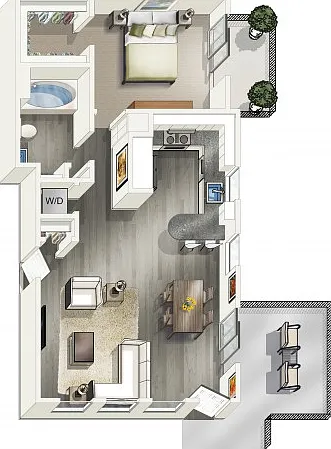 One Bedroom One Bedroom