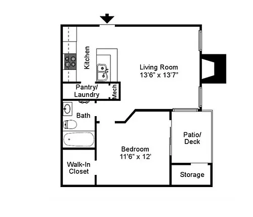 Floor plan 1A Renovation 3