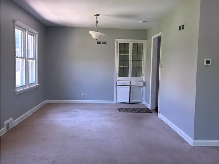 Dining room with China cabinet