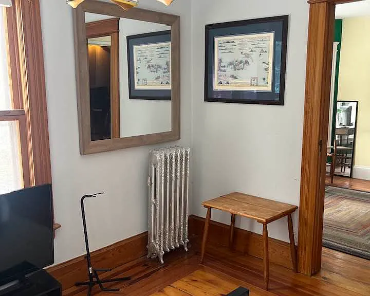 View from Northwest Bedroom into attached office and closet