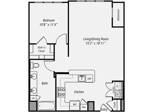 Floor plan A4-845