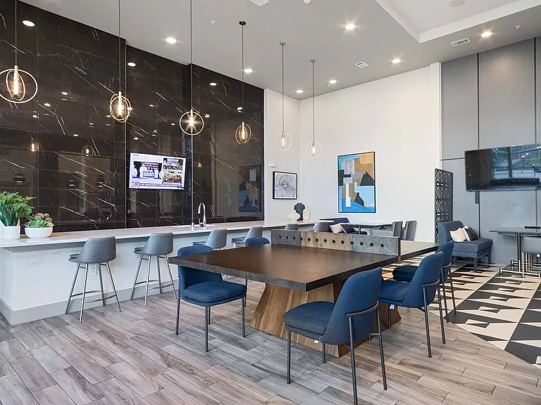 Host, dine, and relax in the spacious dining and lounge area, perfect for both casual meals and lively gatherings.