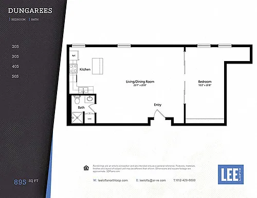 Floor plan Dungarees