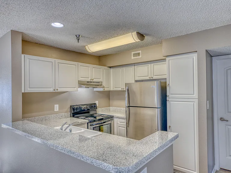 Kitchen pantries in select apartments