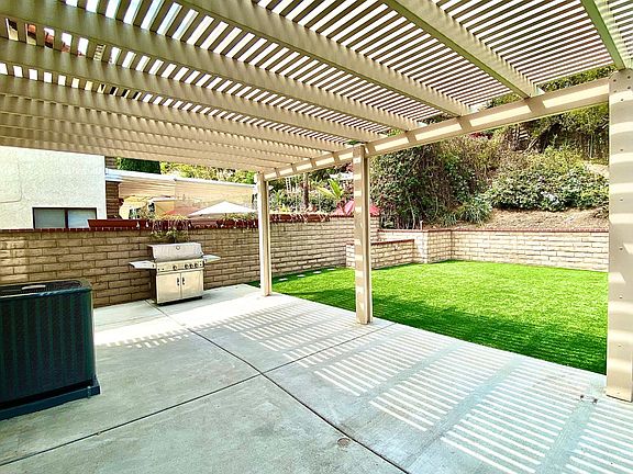 Large covered patio