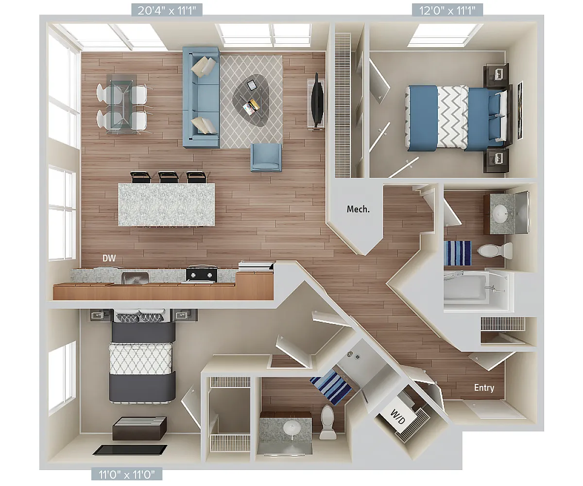 Floor plan 543
