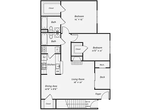 Floor plan B2R