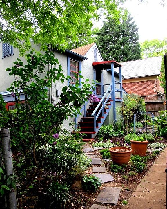 Carriage House from courtyard.