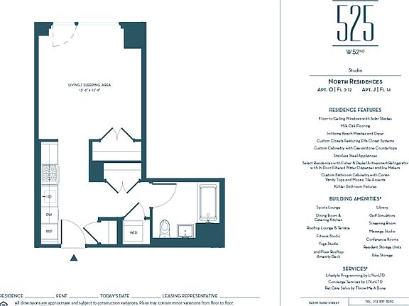 2nd image of 525 W 52nd St APT 4ON