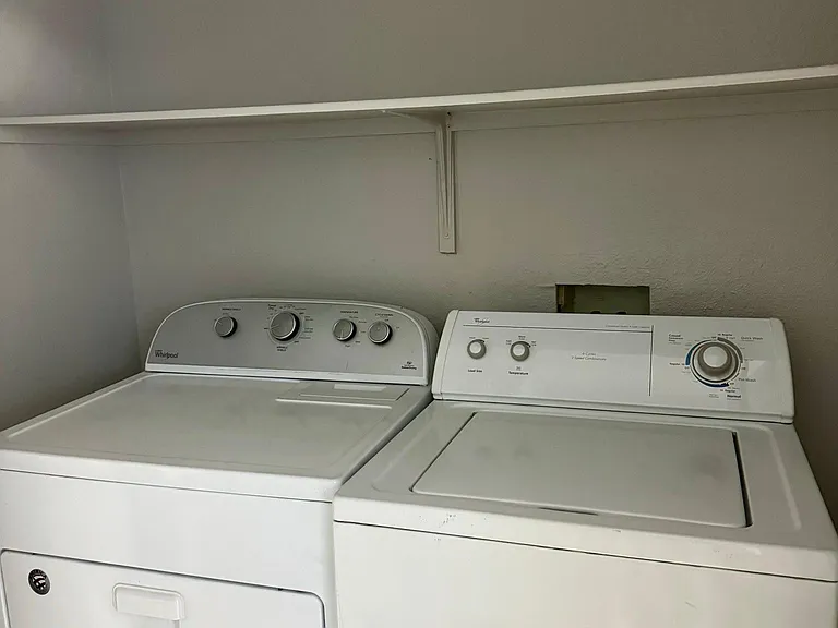 Washer and dryer