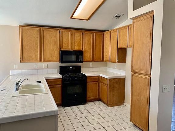 Open kitchen.