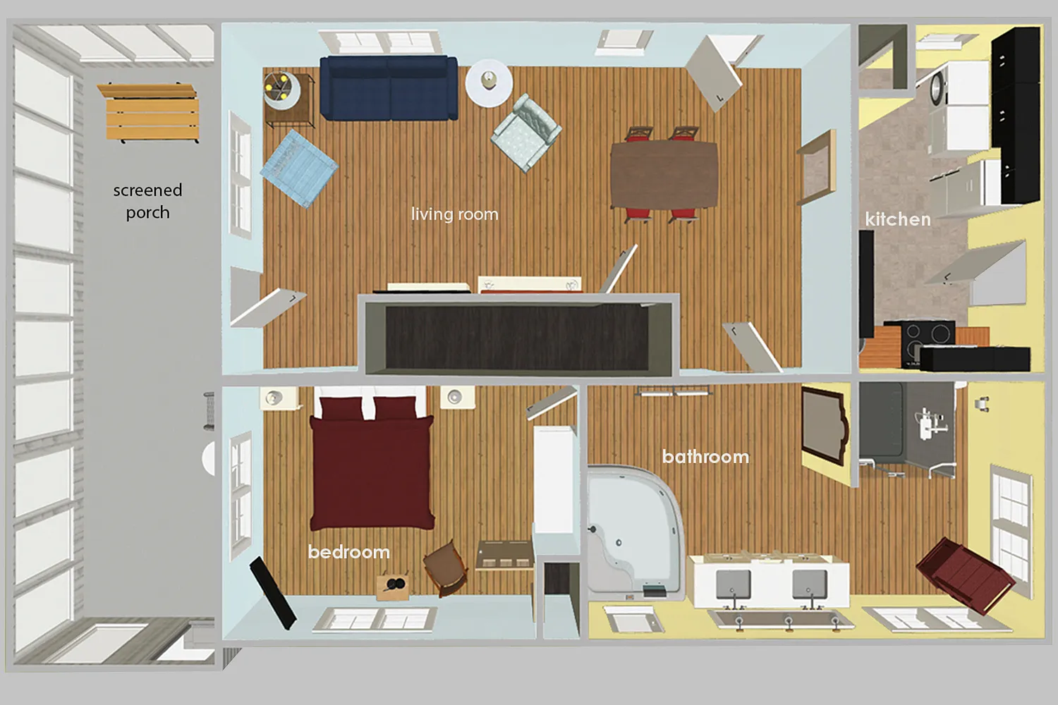 1 bed, 963 sqft, $2,000 — Photo 2