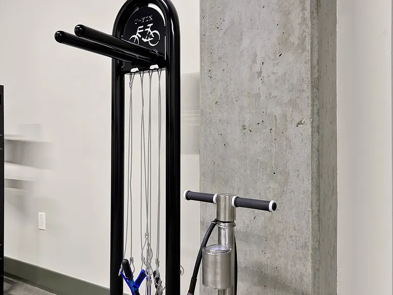 Secure interior bike storage keep your ride protected and ready to roll.