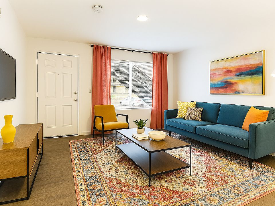 Discover a stylish, modern rental with a dramatic aesthetic and flexible layout perfect for today's renter. This unfurnished unit offers a high_end look with dark contemporary tones, rich hardwood flooring, and large windows that bring in natural light.