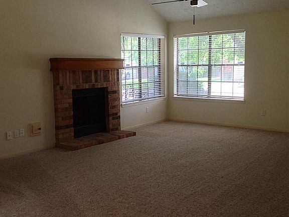 Living Room with Fire Place