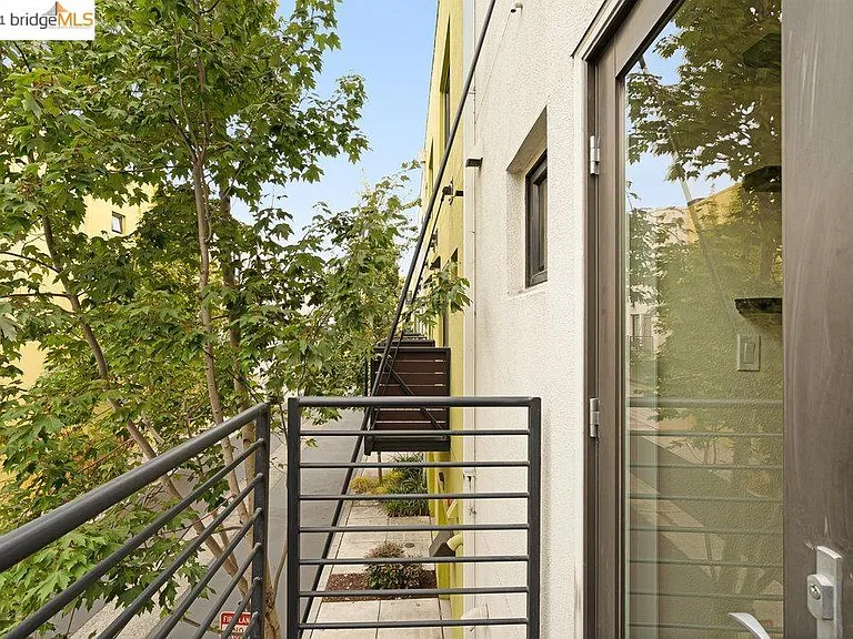 Balcony outside kitchen