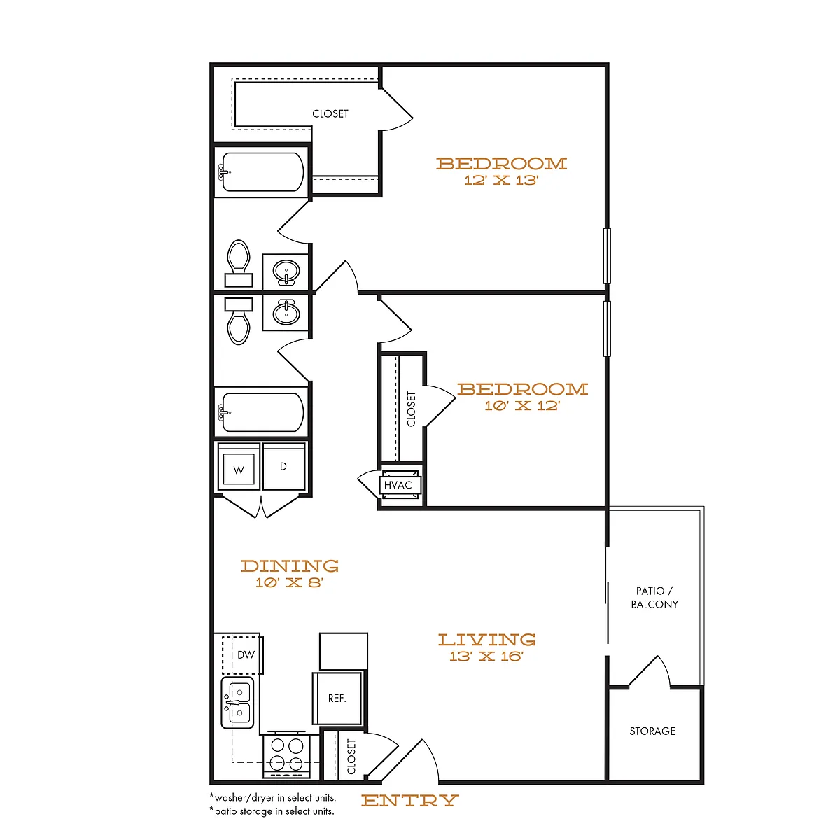 Floor plan B2 Traditional
