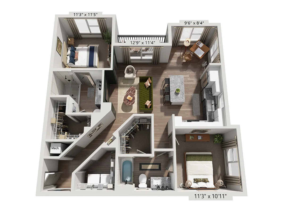 Floor plan B1