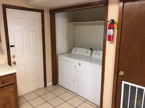Laundry in kitchen