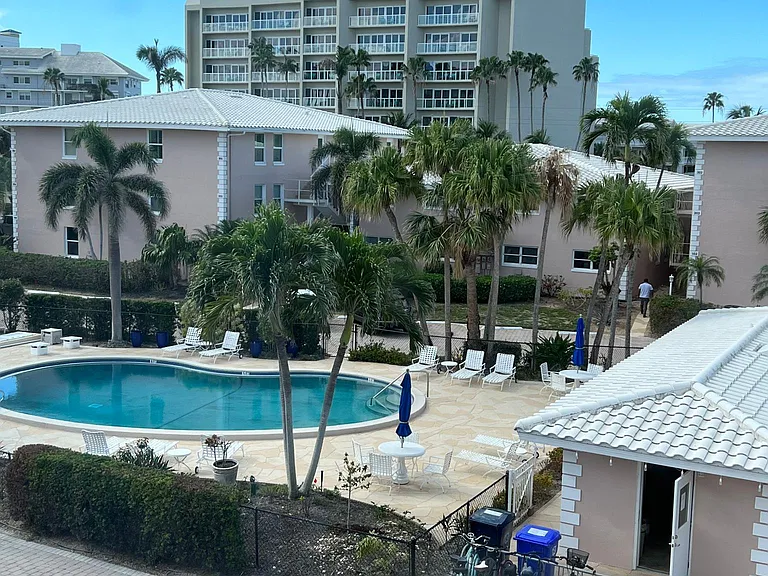 Pool area and BBQ