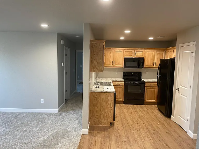 Kitchen with pantry