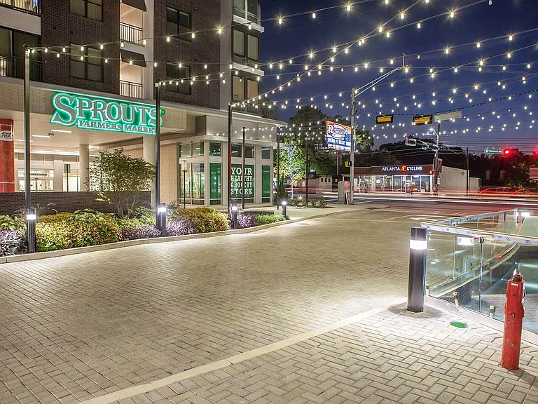 Surrounded by on-site retail including a Sprouts Farmers Market