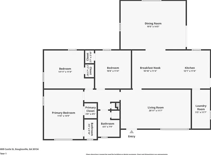 3 bed, 1.5 bath, 1538 sqft, $1,520 — Photo 2