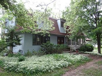 Side view of the home.