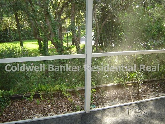 Screen patio off living room