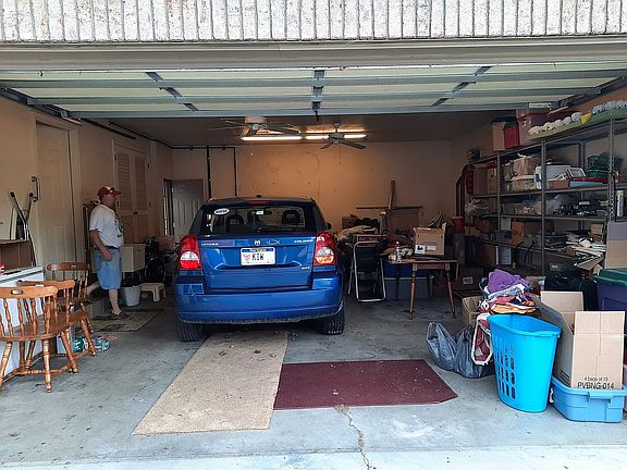 2 car attached garage