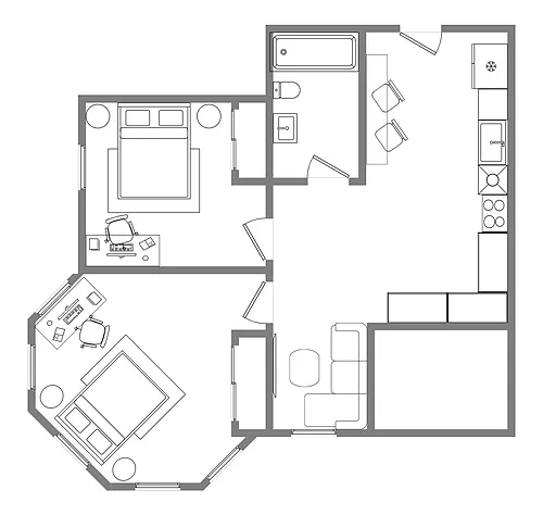 Floor plan Superior 3 Bed