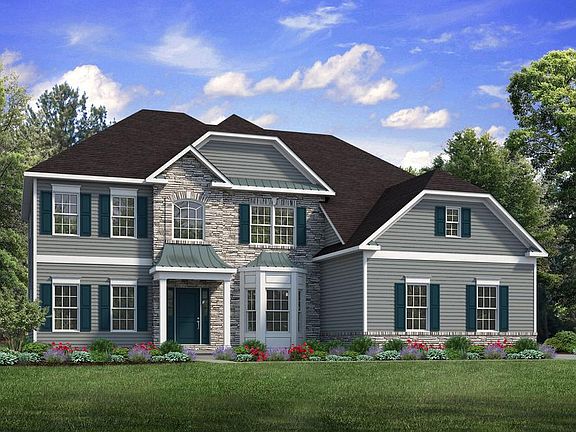 Traditional Elevation - Side Entry Garage