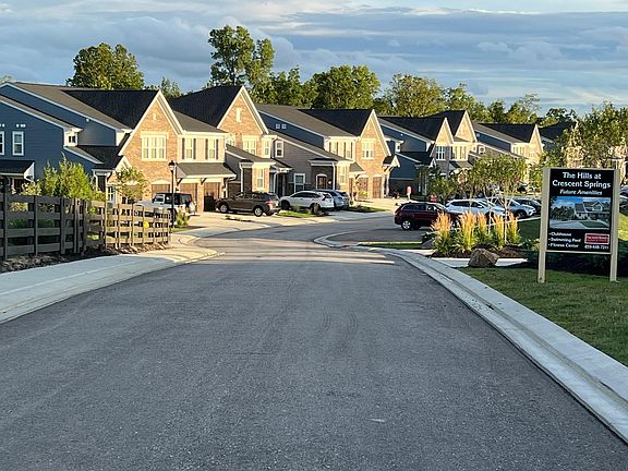 Main drive into the condo development
