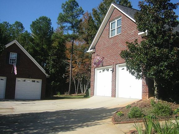 (2) Double garages