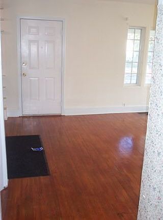 View to the front door