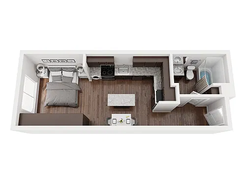 Floor plan Studio M3